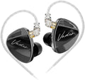KZ-Vader Triple Dynamic Driver Wired IEM Earphones – 3.5mm Hi-Fi In-Ear Monitors with 4-Level Tuning, Detachable 0.75mm Cable